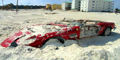 Ferrari 250 GT spyder crash Ferrari-250-GT-spyder-crash