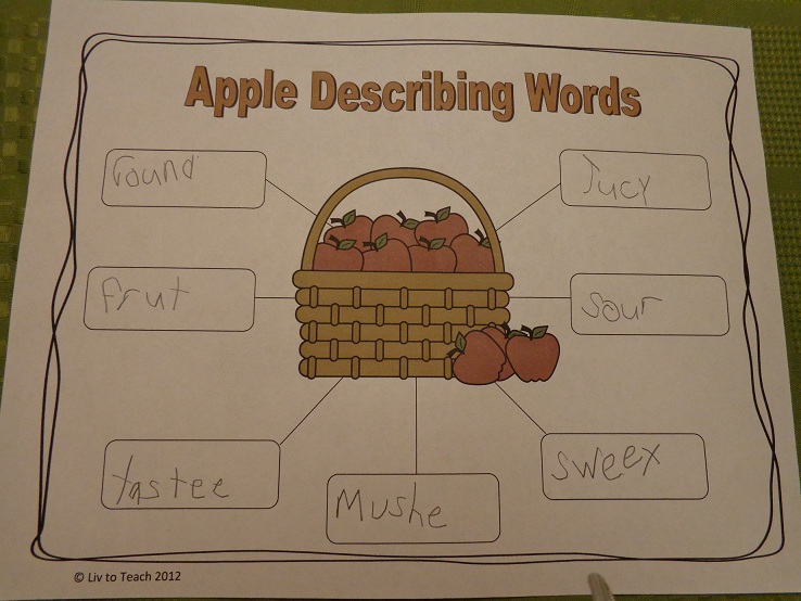 Liv to Teach Hooray for Apple Day!!