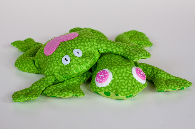 printable frog bean bag pattern