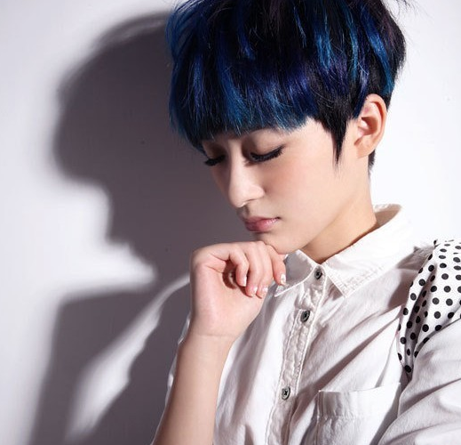 Hair Color Ideas Black Hair With Blue Highlights