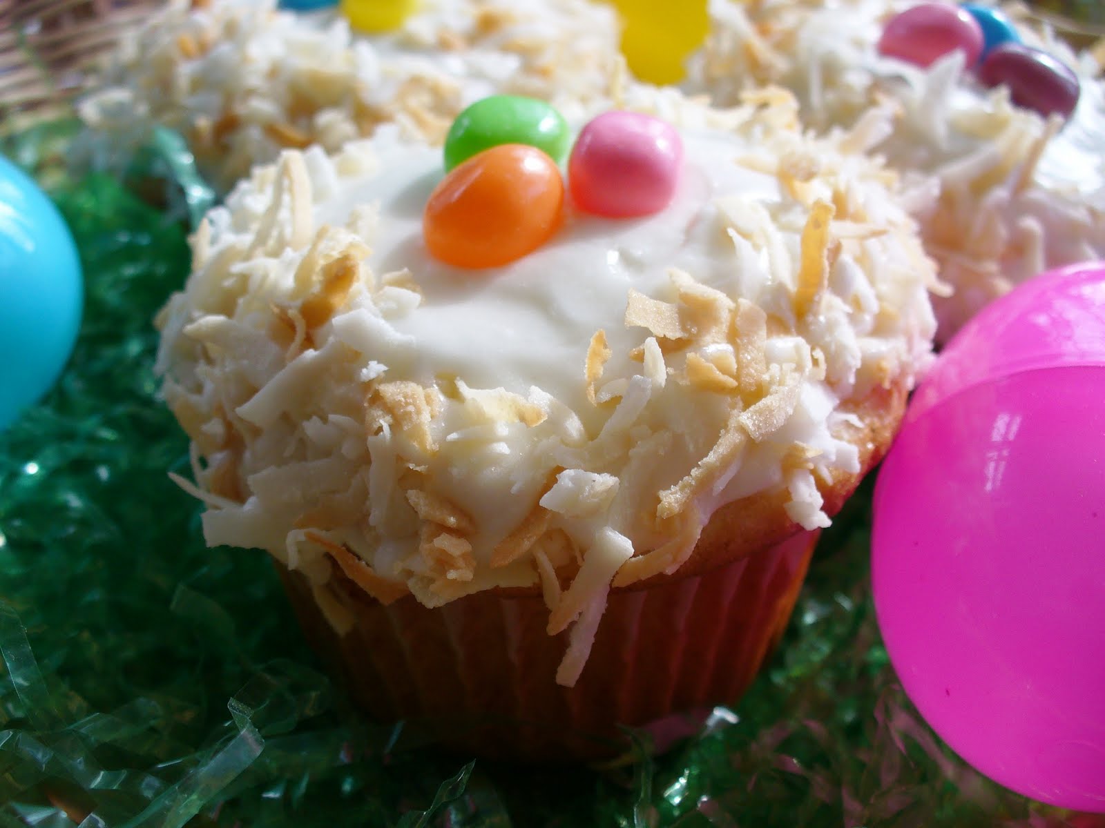 Leenee's Sweetest Delights Easter Coconut Cupcakes