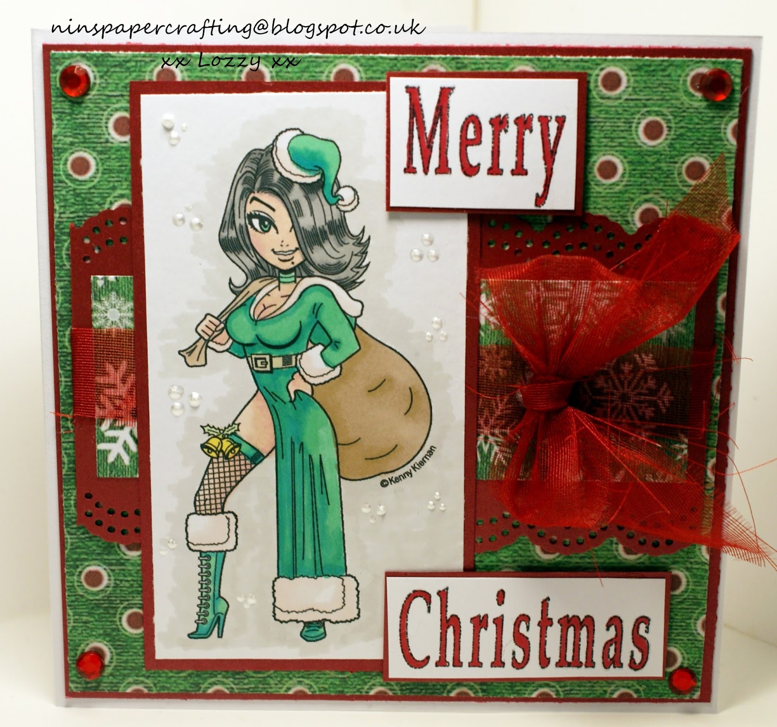 Nins Handmade Cards: Christmas Card in July