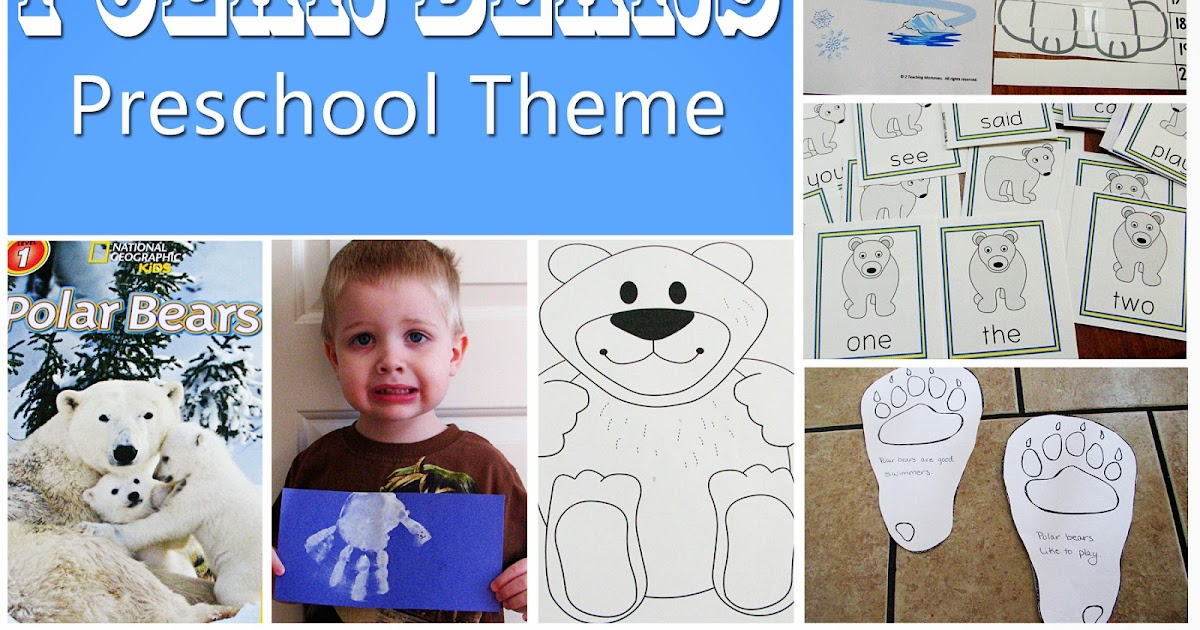 Mommy's Little Helper: Polar Bears Preschool Theme