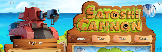 Get paid FREE satoshi playing CannonSatoshi facuet and invest game