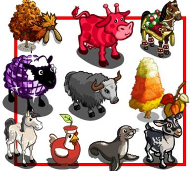 Farmville Trees List