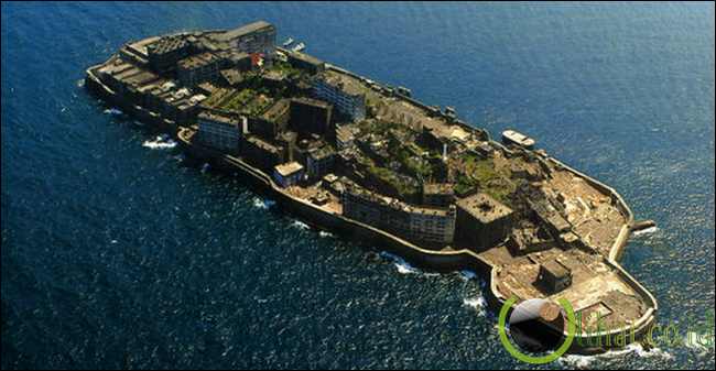 Pulau Hantu Gunkajima, Jepang Pulau Hantu Gunkajima, Jepang