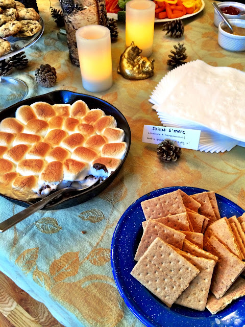 S'more dessert - camping themed bridal shower S'more dessert - camping themed bridal shower