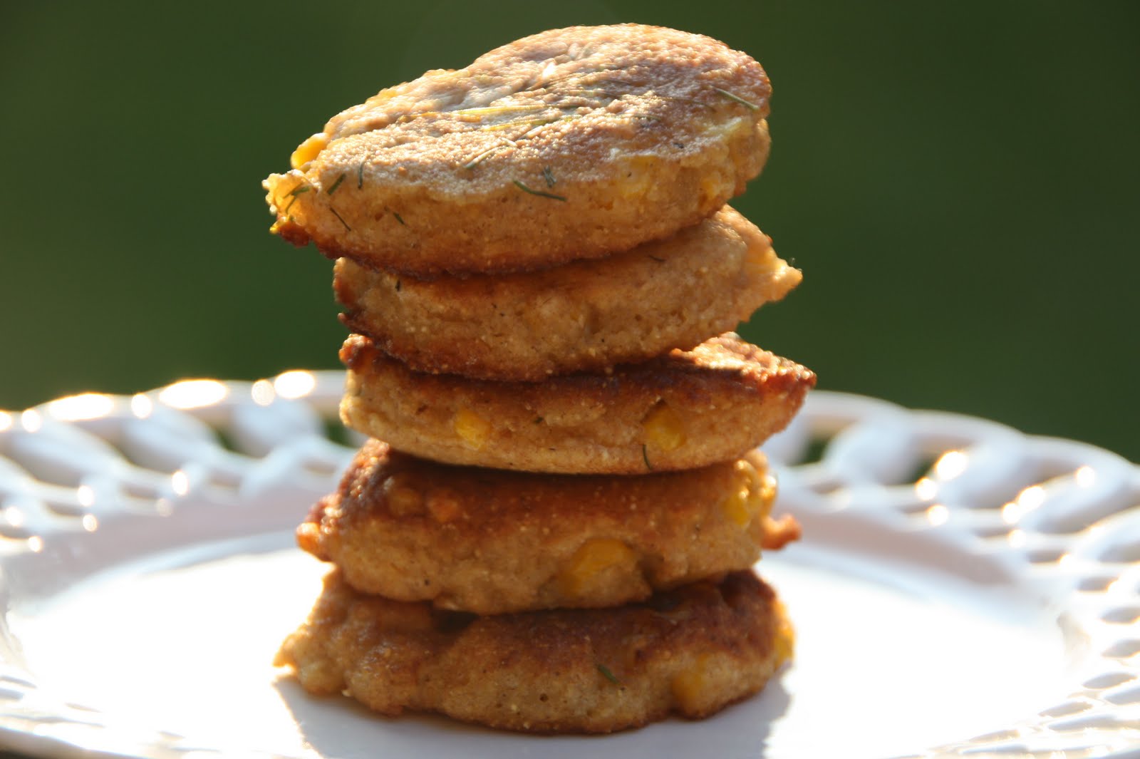 EVERYDAY SISTERS Polenta Corn Cakes