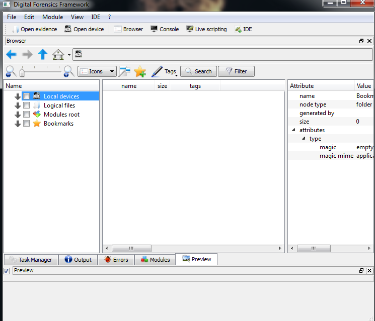 install Digital Forensics Framework