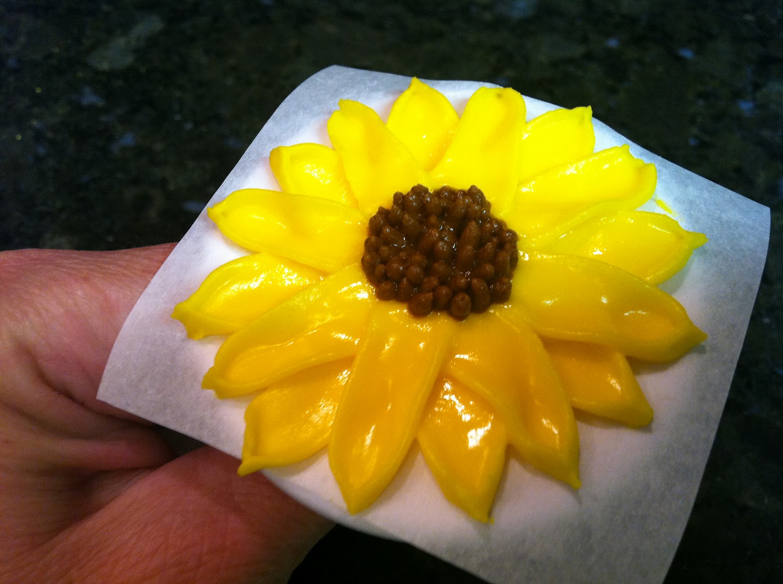 The Iced Queen Royal Icing Sunflower