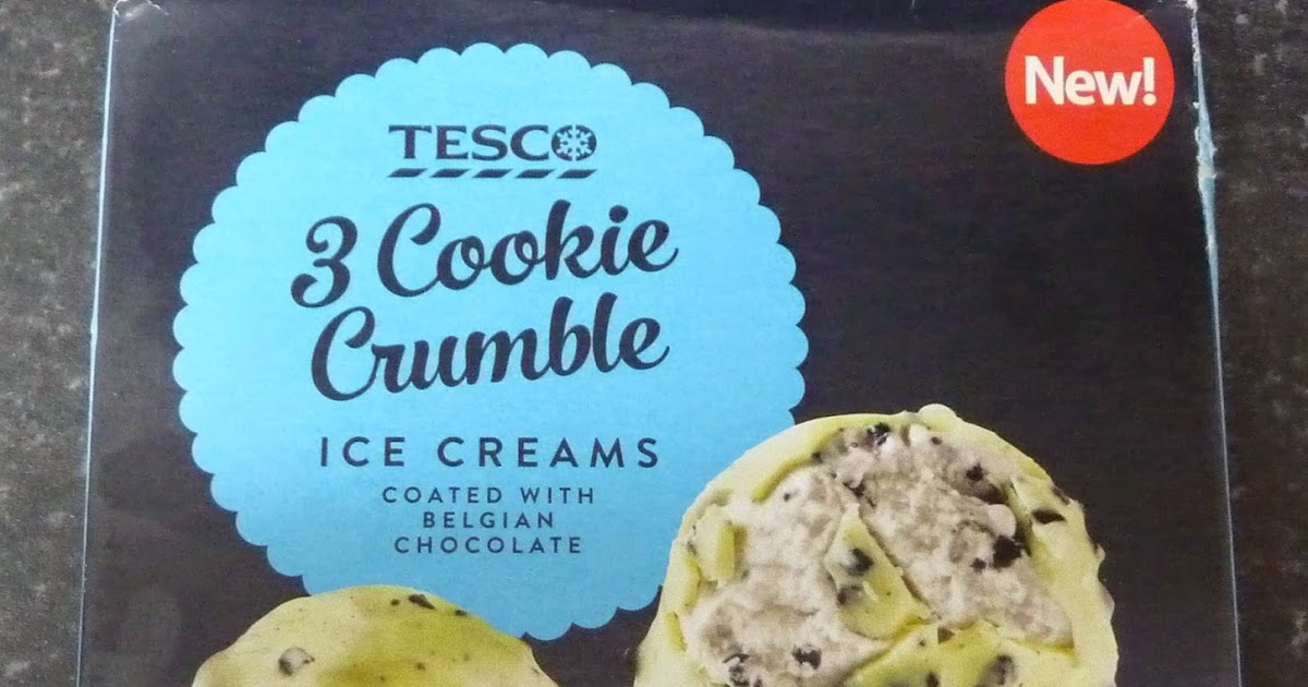 Something to look forward to Tesco Ice Creams Cookie crumble