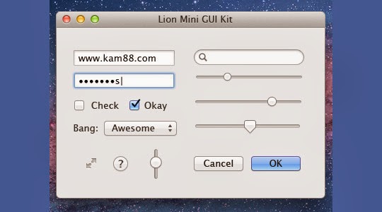 Lion Mini Gui Kit PSD Lion Mini Gui Kit PSD