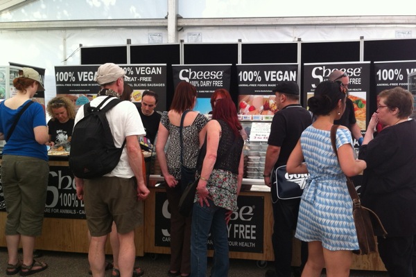 VegFest Bristol 2012 - stall - Bute Island
