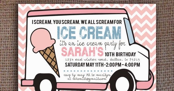 Pots, Pans &amp; Paintbrushes Bonnie's Ice Cream Birthday Party