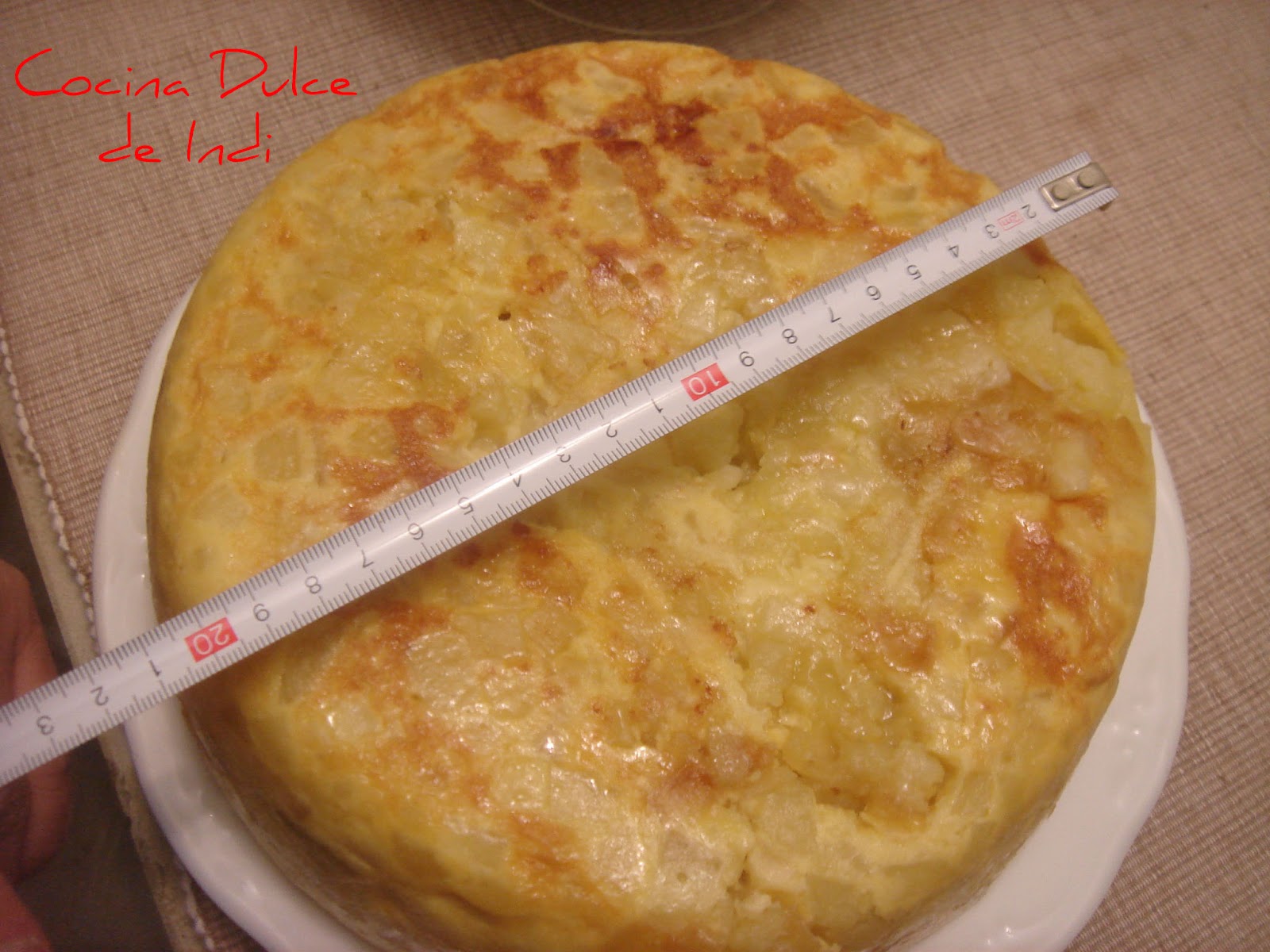 Cocina Dulce de Indi TORTILLA DE PATATAS (CHEF 2000)