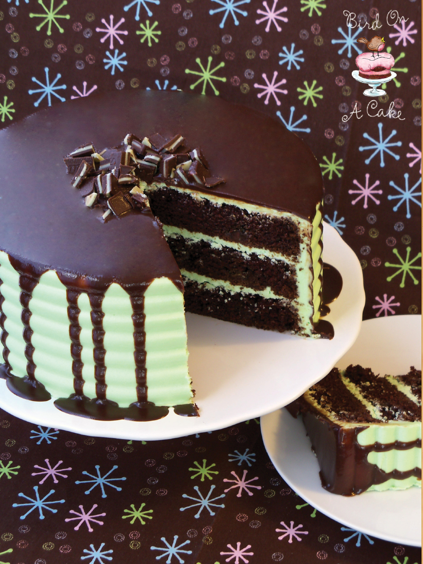 Chocolate Cake With Andes Chips Chocolate Cake With Andes Chips