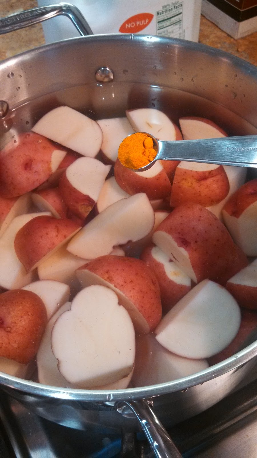 Cousins Cooking It Up Yellow Mashed Potatoes
