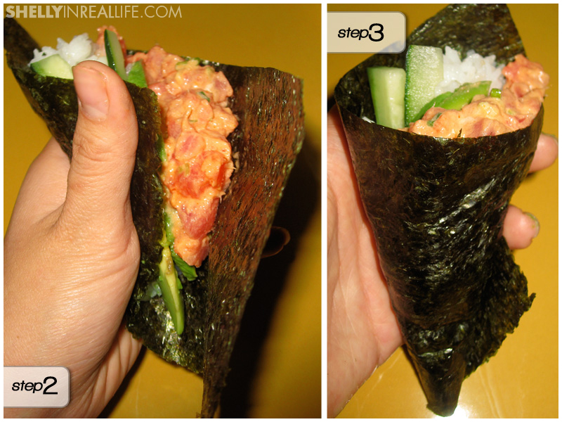 Spicy Tuna Hand Rolls Recipe Shelly in Real Life