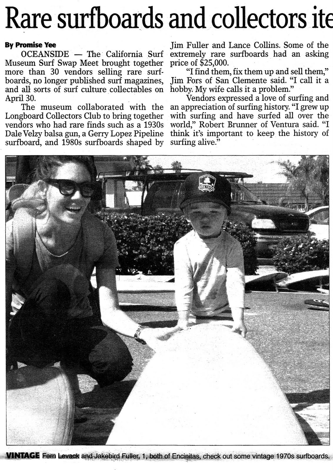  Board Collector Oceanside Longboard collectors club meet