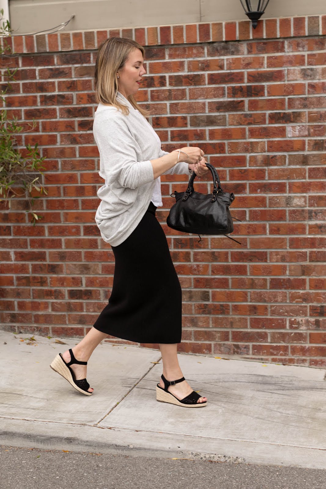 What to wear with a knit midi skirt Cheryl Shops