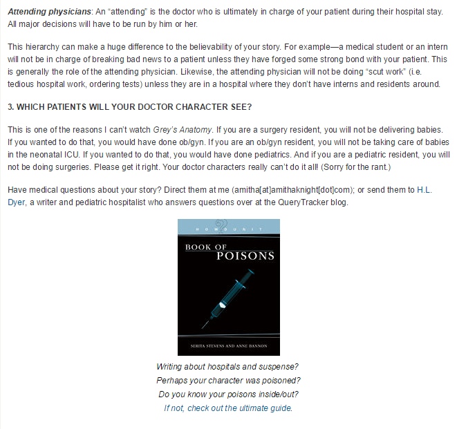 Hospital scene script picture