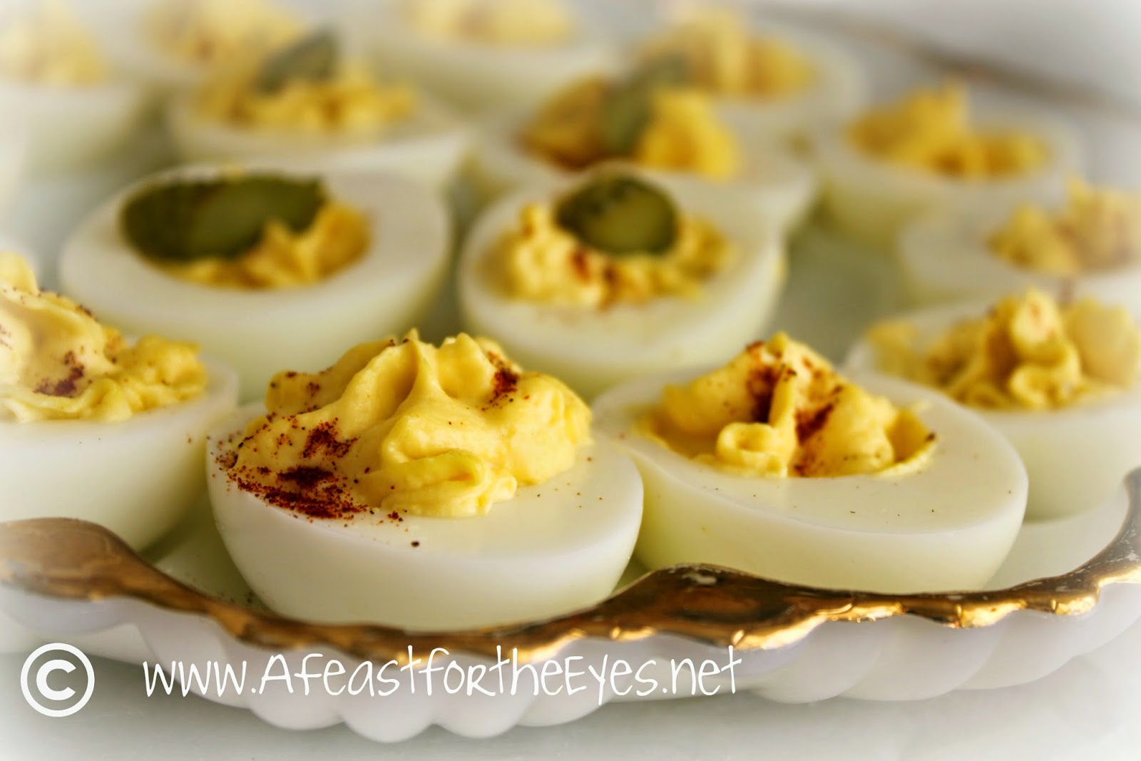 A Feast for the Eyes Perfect EasyToPeel Hard Boiled Eggs & Deviled Eggs Recipe (with some