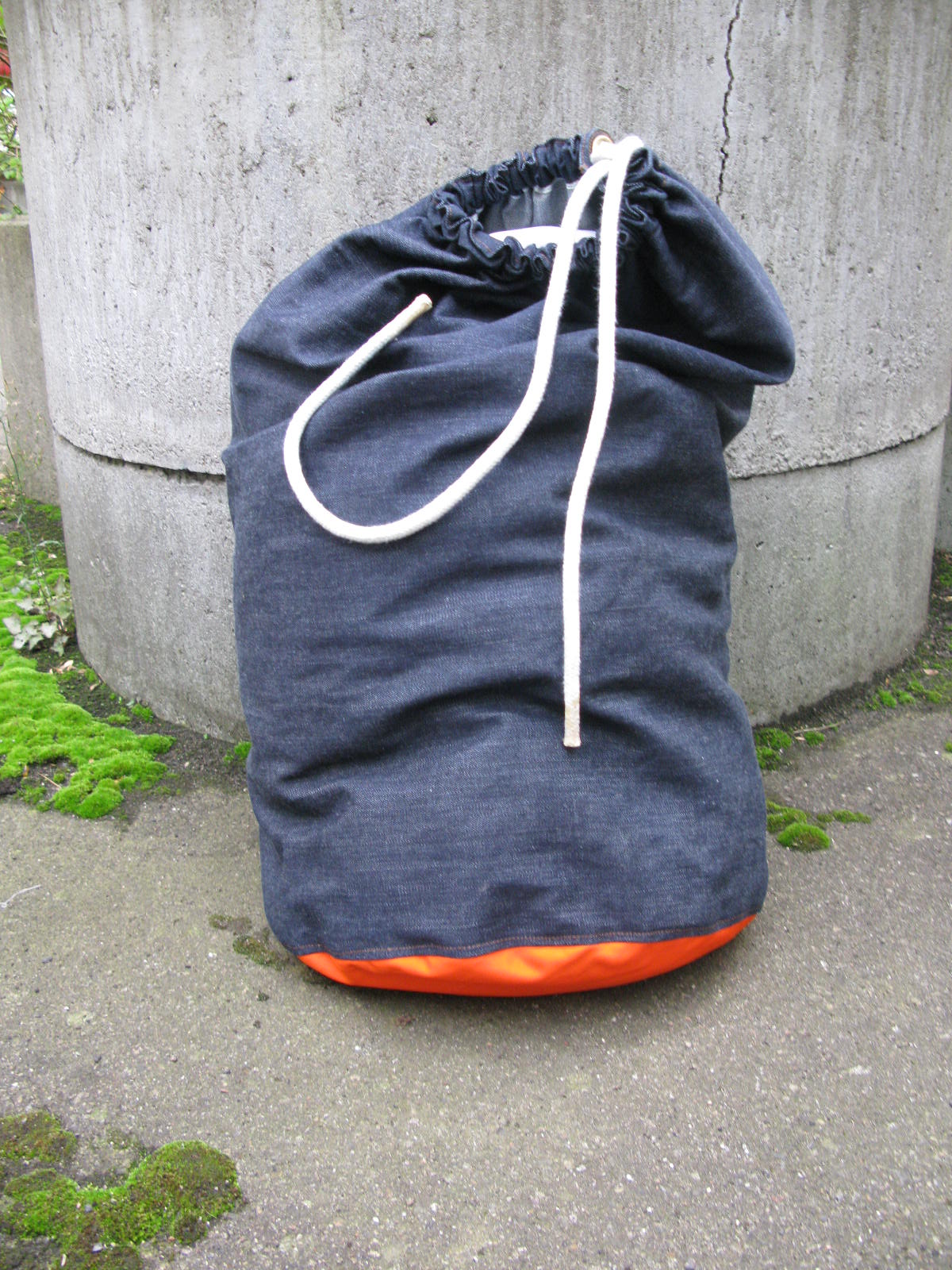 After the Denim Crafts Selvage Denim Laundry Bag