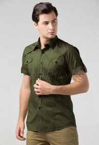 Jual Hem Albert Green Army Online Murah di Jakarta Lengan Pendek Trendy Jual Hem Albert Green Army Online Murah di Jakarta Lengan Pendek Trendy
