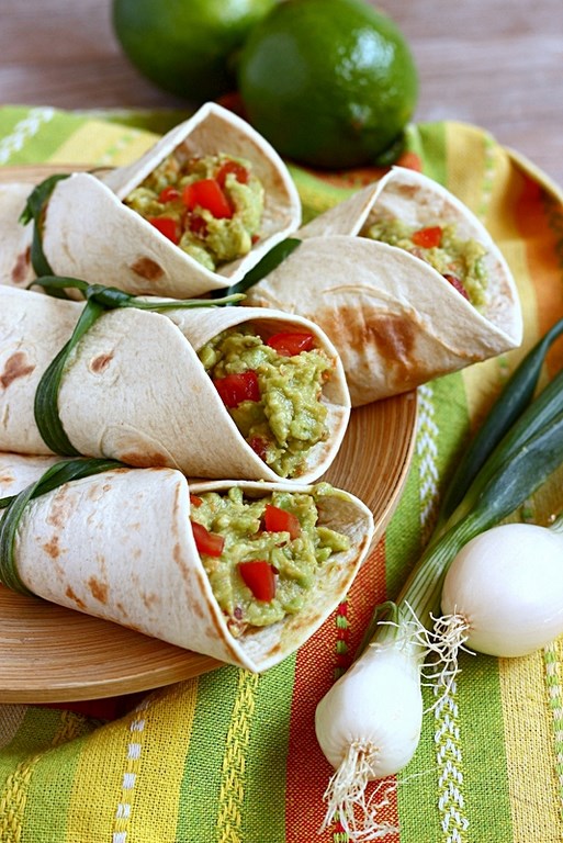 Wraps al guacamole e pollo MIEL & RICOTTA