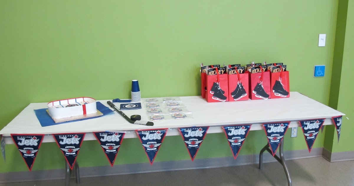 Junktacular Winnipeg Jets Birthday Party