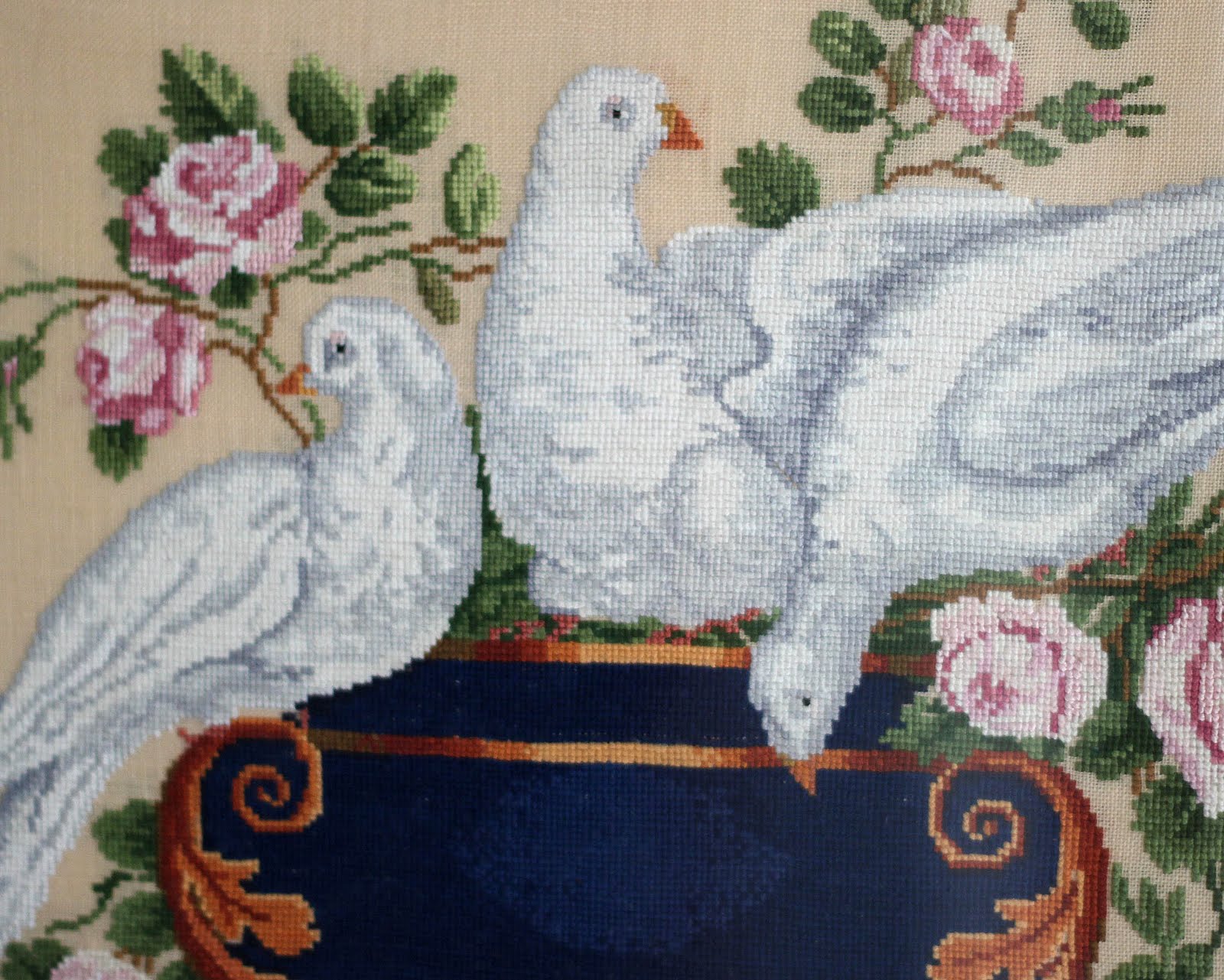 Antique Style Berlin Work Creating Needlework Using Antique Patterns