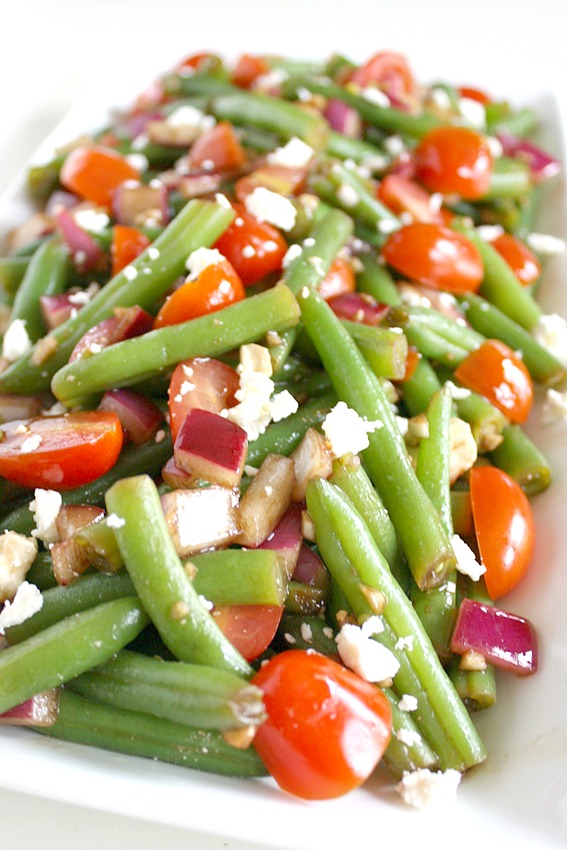 The Garden Grazer Balsamic Green Bean Salad