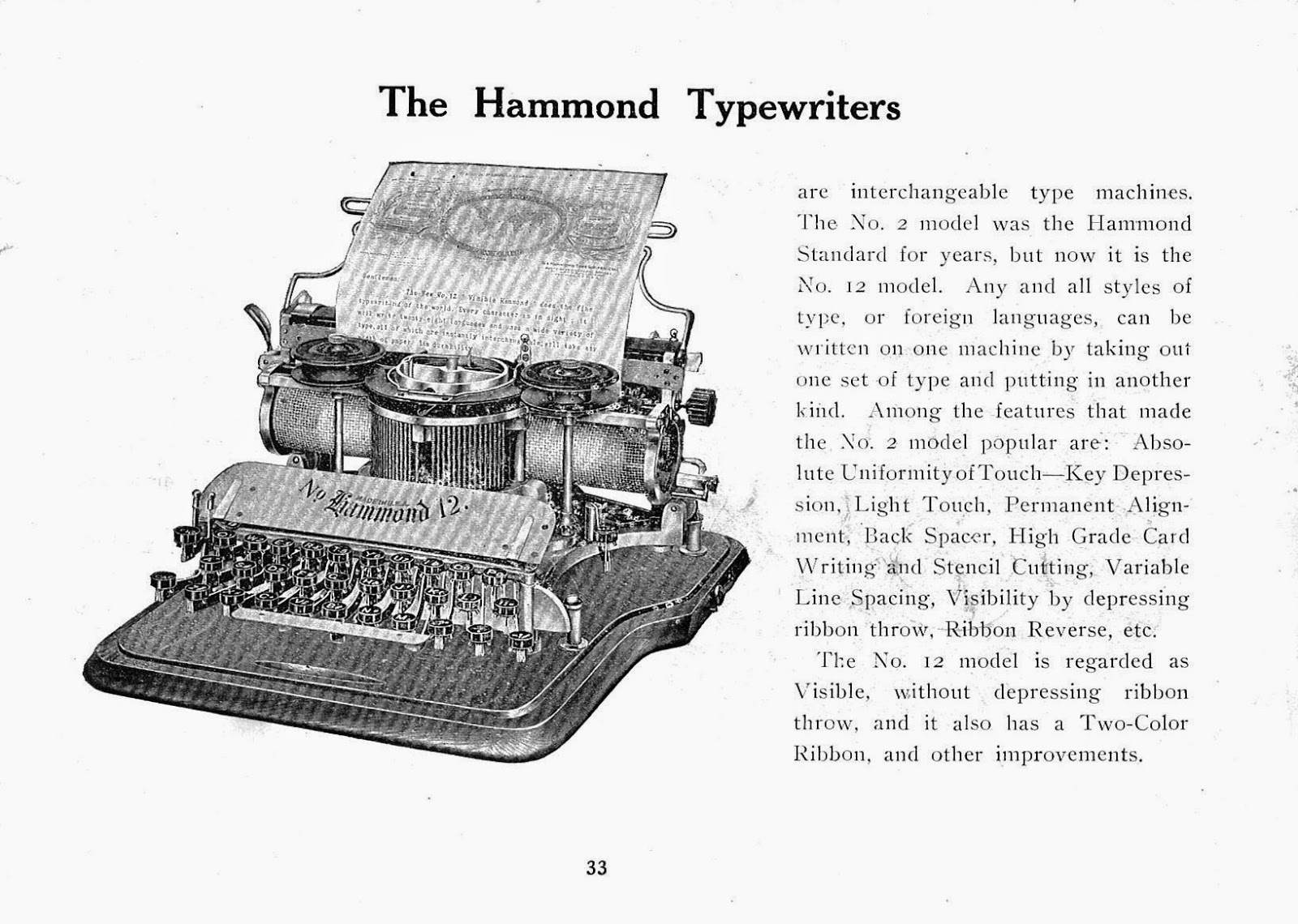 oz.Typewriter Facts About Typewriters From 100 Years Ago