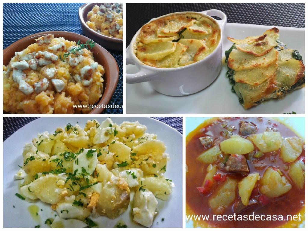 Recopilación De Recetas Con Patatas
