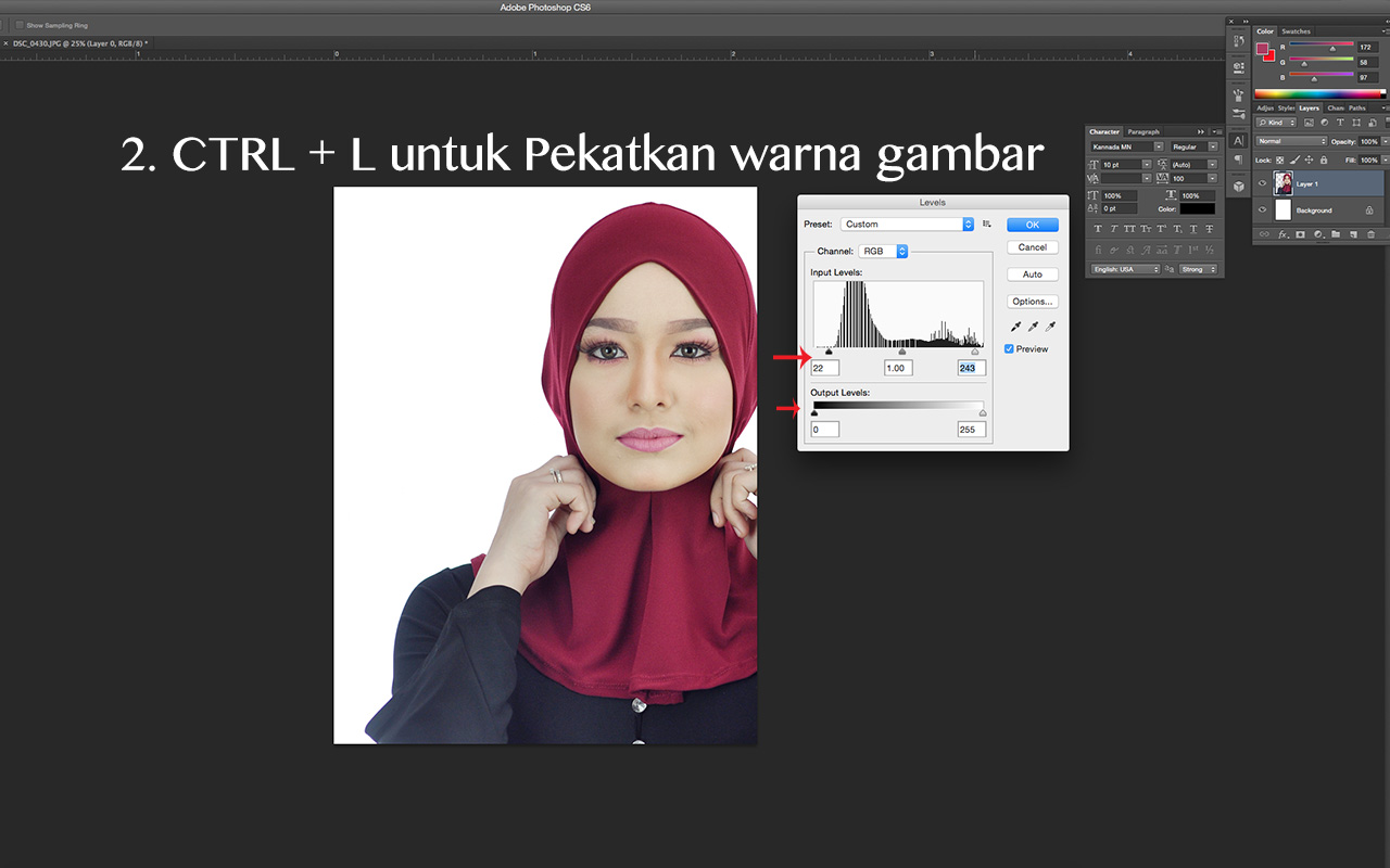 Cara Nak Edit Gambar Guna Adobe Photoshop