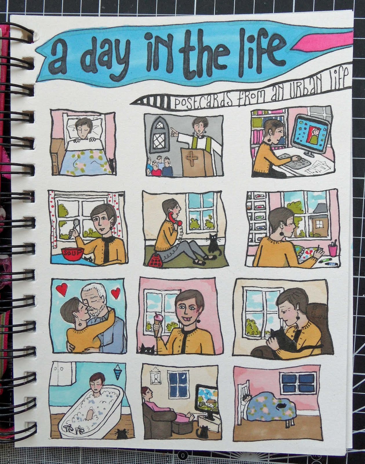 Rosie's Arty Stuff A DAY IN THE LIFE