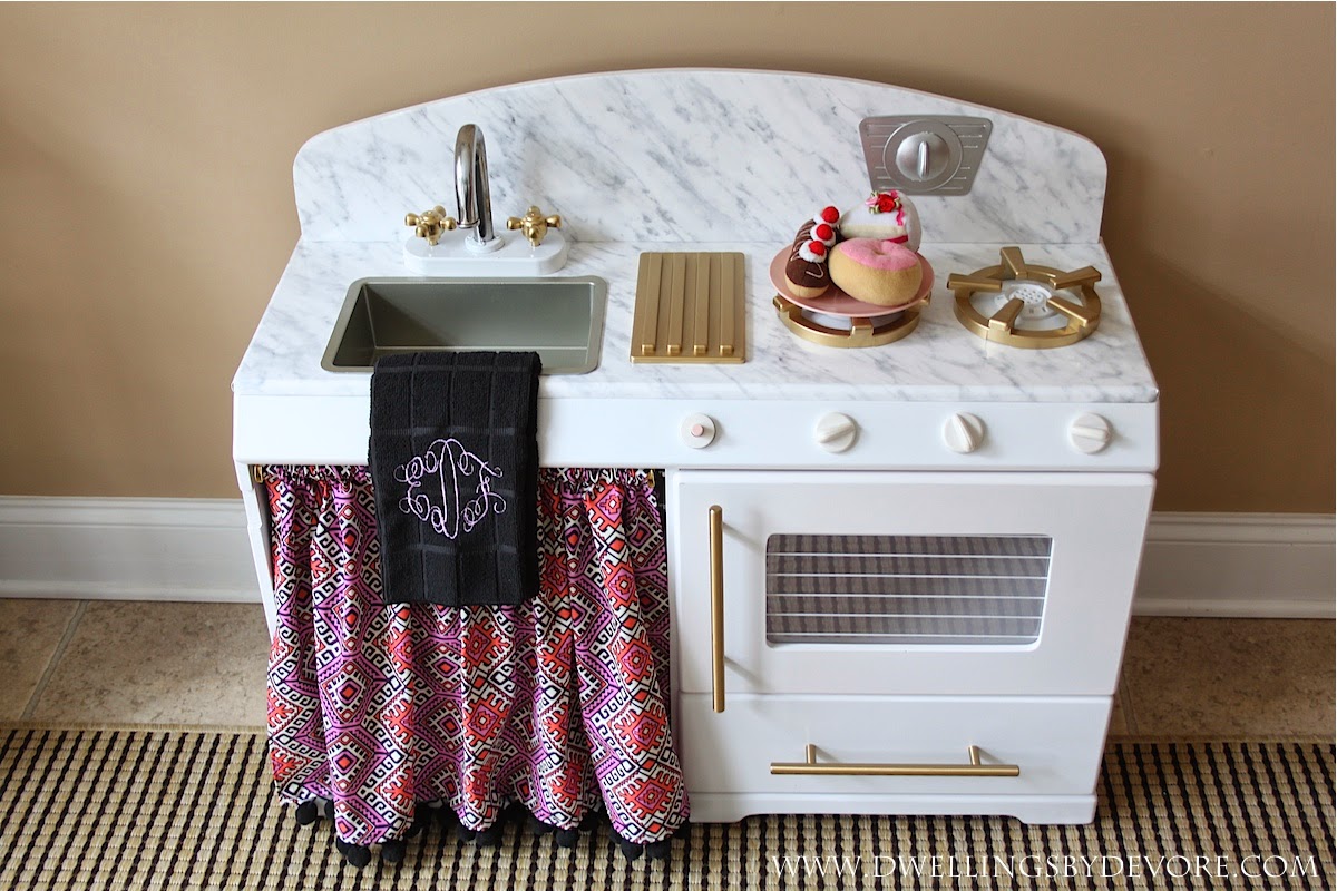 Dwellings By DeVore DIY play kitchen makeover