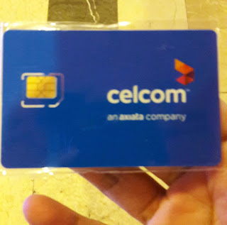 Tukar MicroSIM dan NanoSIM Celcom di KL.