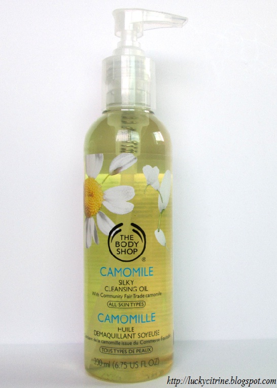 Lucky Citrine The Body Shop Camomile Silky Cleansing Oil