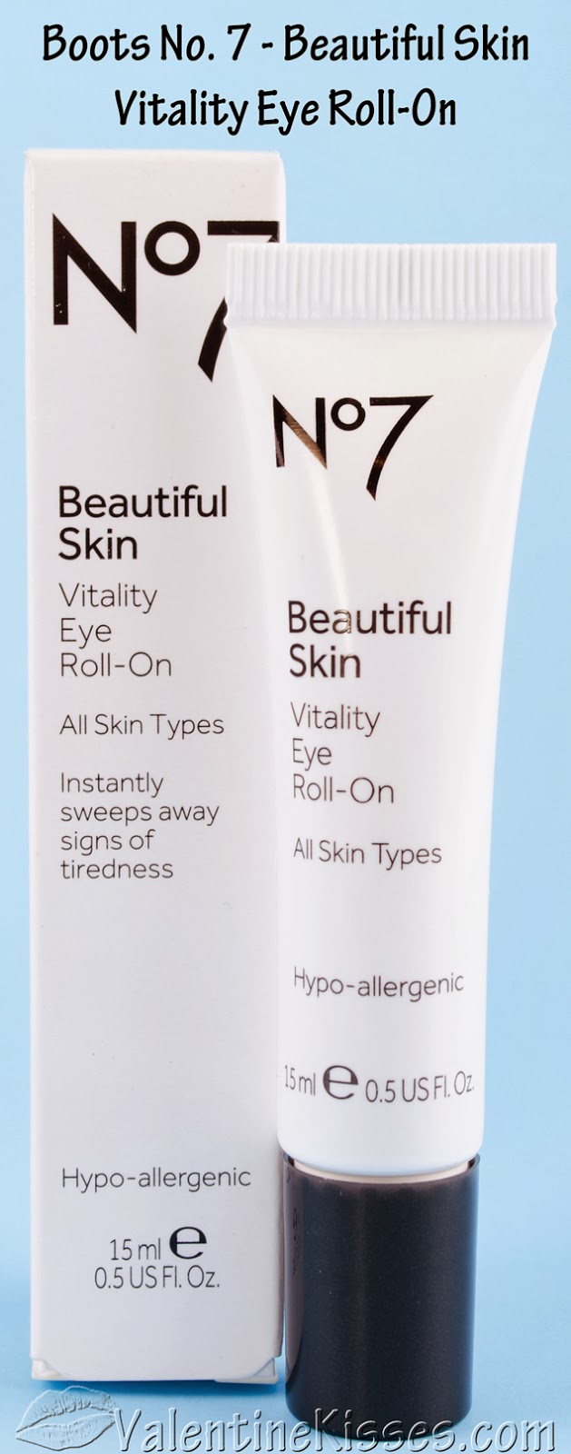 Valentine Kisses Boots No. 7 Beautiful Skin Vitality Eye RollOn