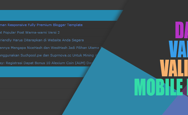 Membuat Daftar Isi Terbaru Tampil Sesuai Tanggal dan Bulan Terbit