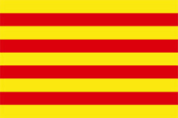 La Senyera - den katalanska Flaggan
