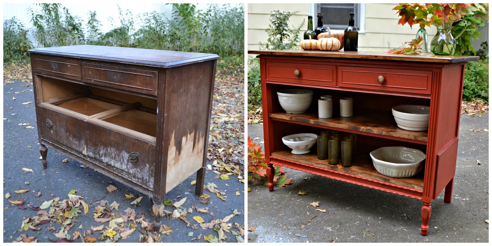 Upcycle An Old Dresser Into A Kitchen Island For Budget Beauty