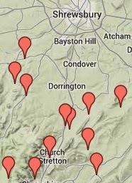 Shropshire Hill map