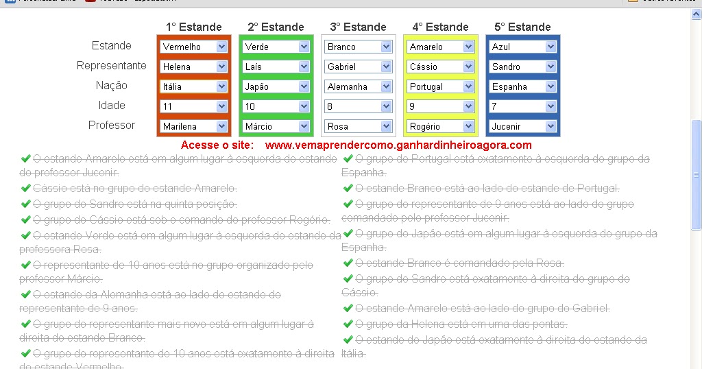 Salto de paraquedas Resolução problema de logica nivel fácil #rachacuca  #problemadelogicatipotestedeeinsten Resposta solução desafio teste de  einsten – Lógica no mundo sem lógica