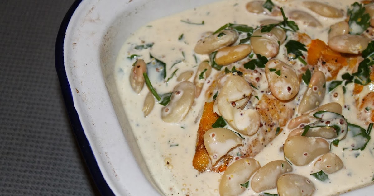 Clairey Fairy's Cooking Smoked Haddock and butter beans in a creamy