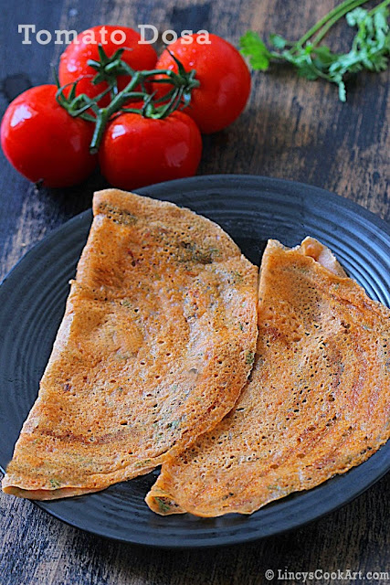 Instant Tomato Dosa