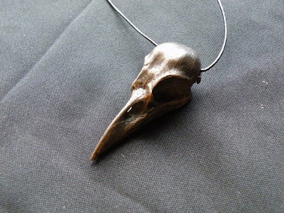 Crow Skull Necklace