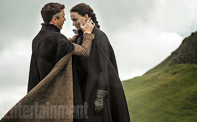Aidan Gillen and Sophie Turner in Game of Thrones Season 5