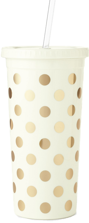 kate spade new york gold dot insulated tumbler